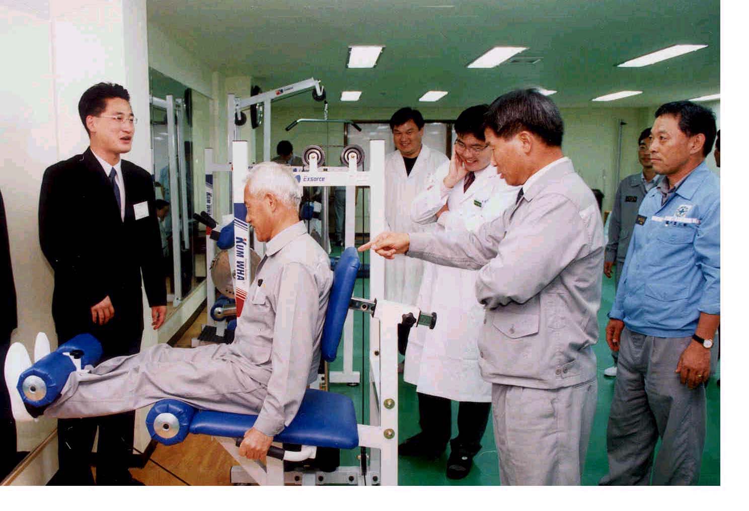  첨단시설 갖춘 건강증진실 신설