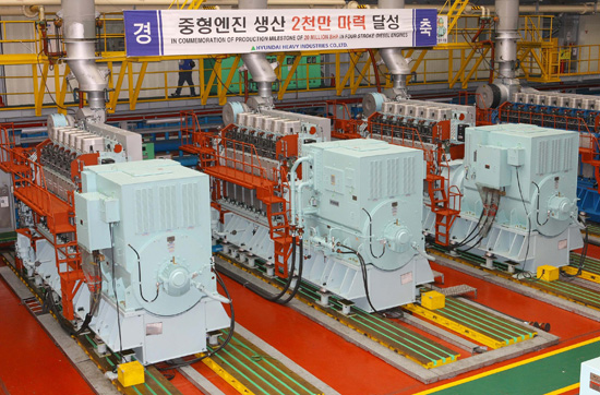 중형엔진 2천만 마력 달성
